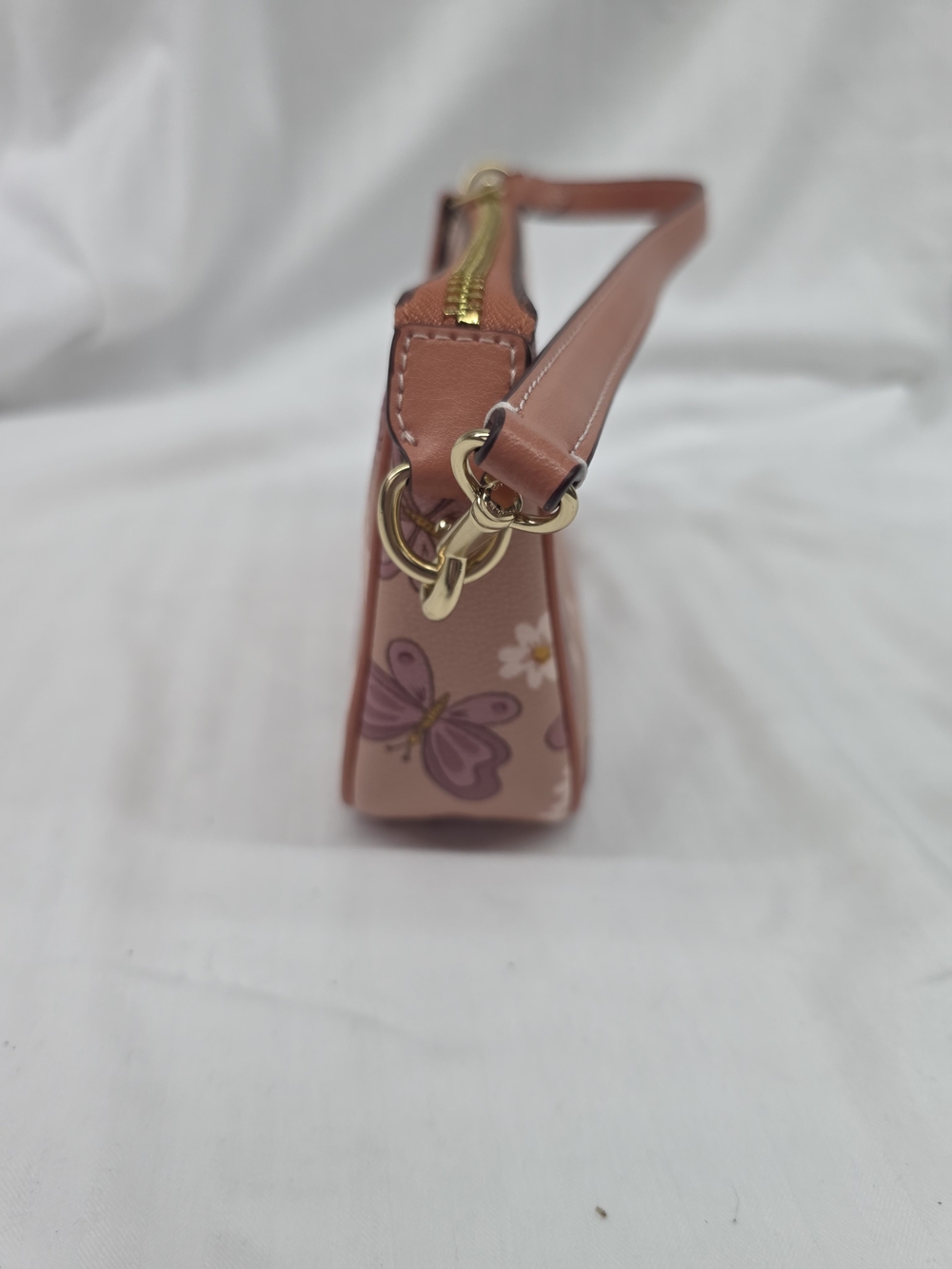 Coach Nolita 19 Pink Butterfly Daisy Mini Purse with Gold Hardware - Picture 5 of 10